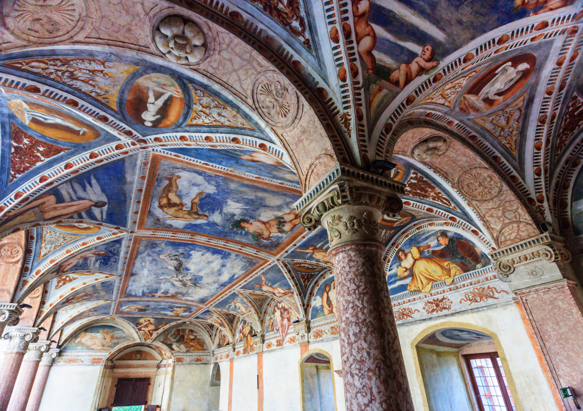 Frescoes at the Castello del Buonconsiglio, Trento