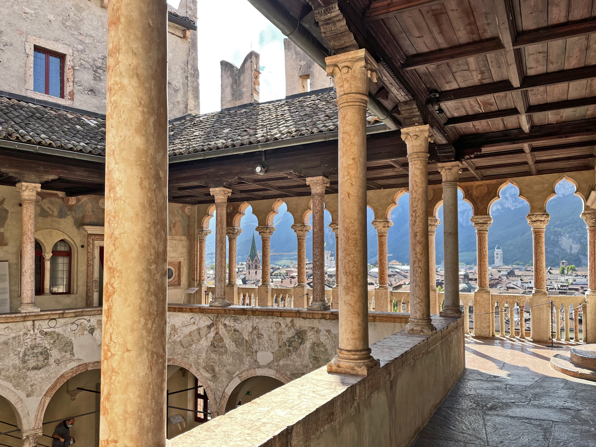 Loggia at the Castello del Buonconsiglio