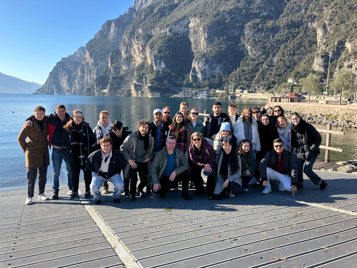 Group photo at Garda Lake
