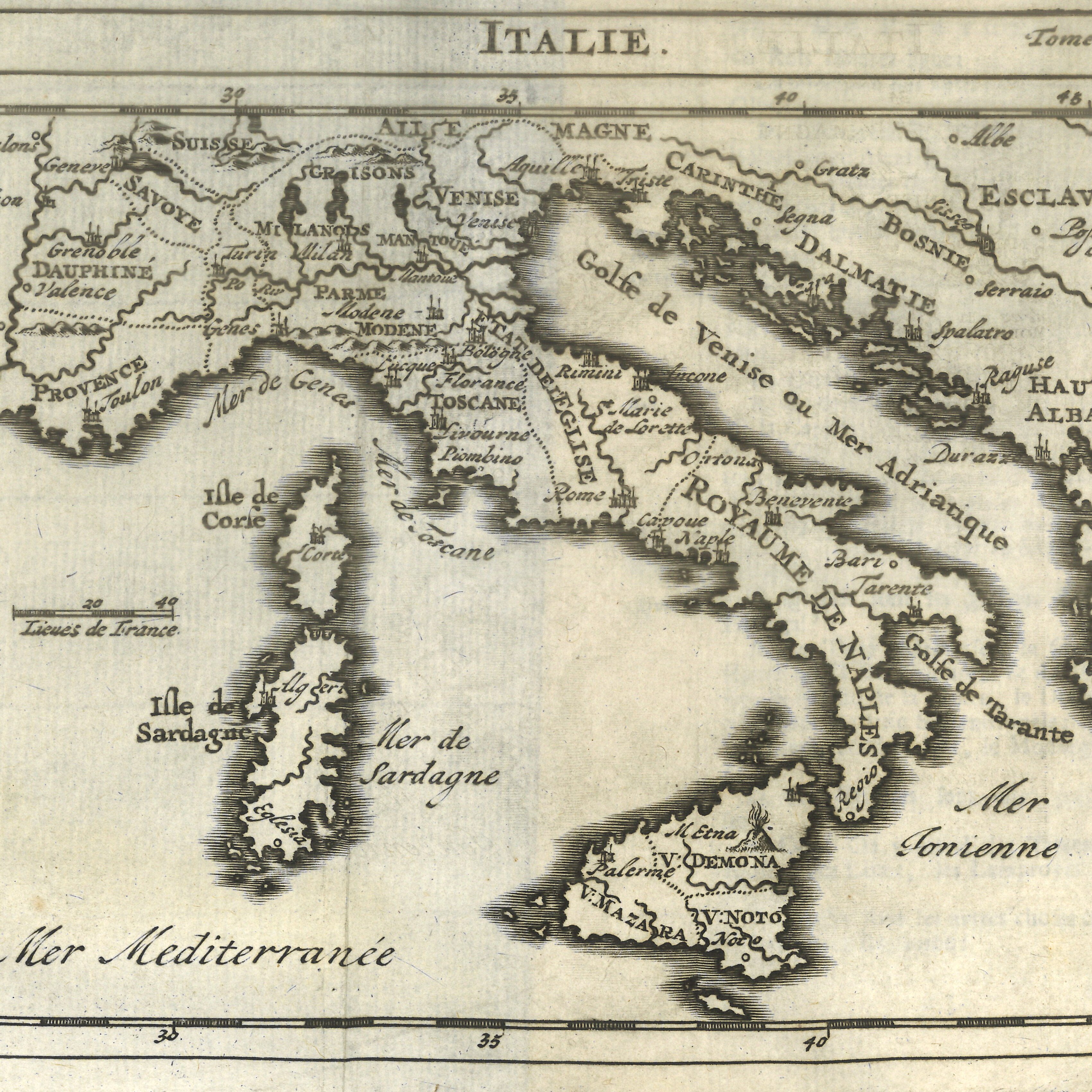 cartina d'Italia