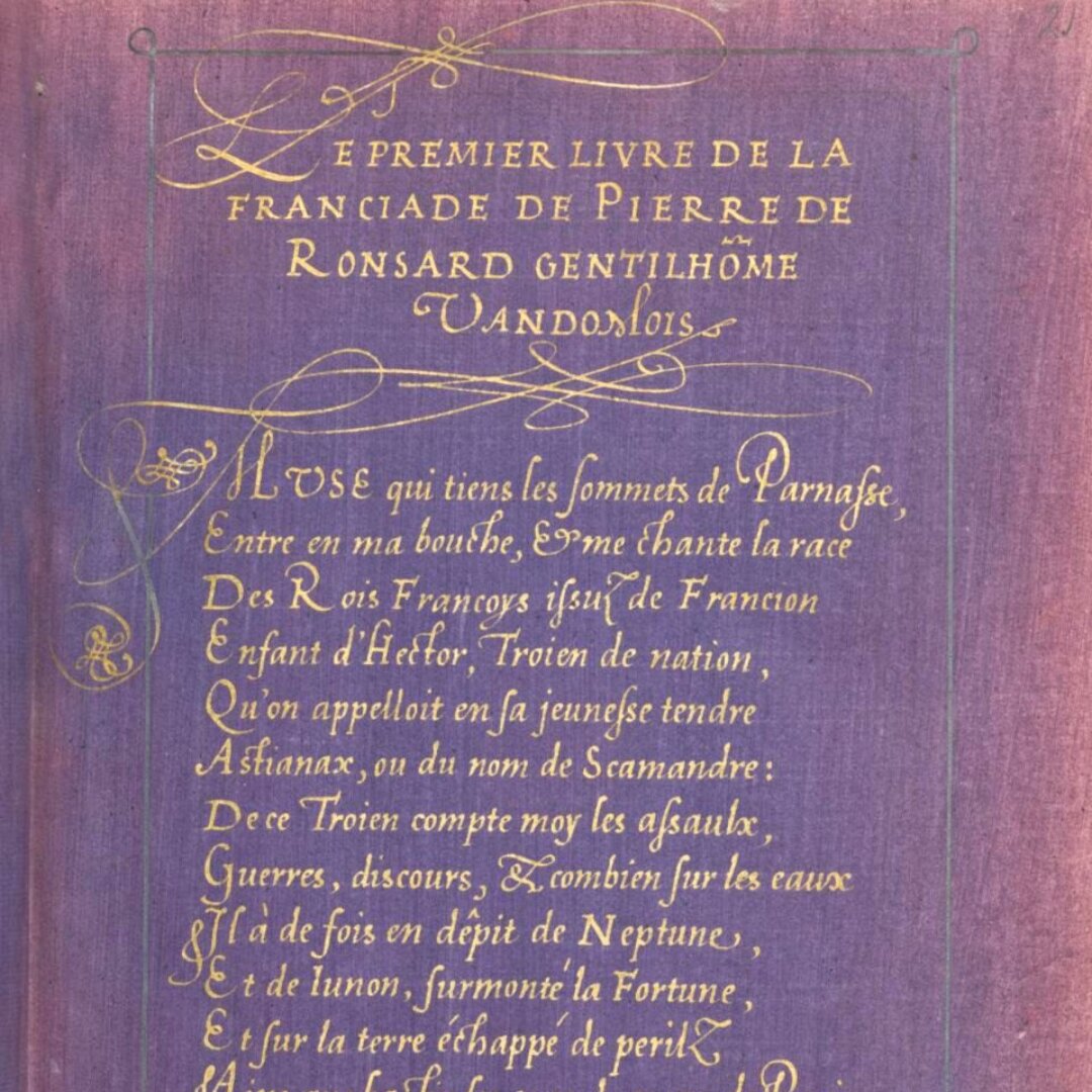 Premier Livre de la Franciade di Pierre Ronsard