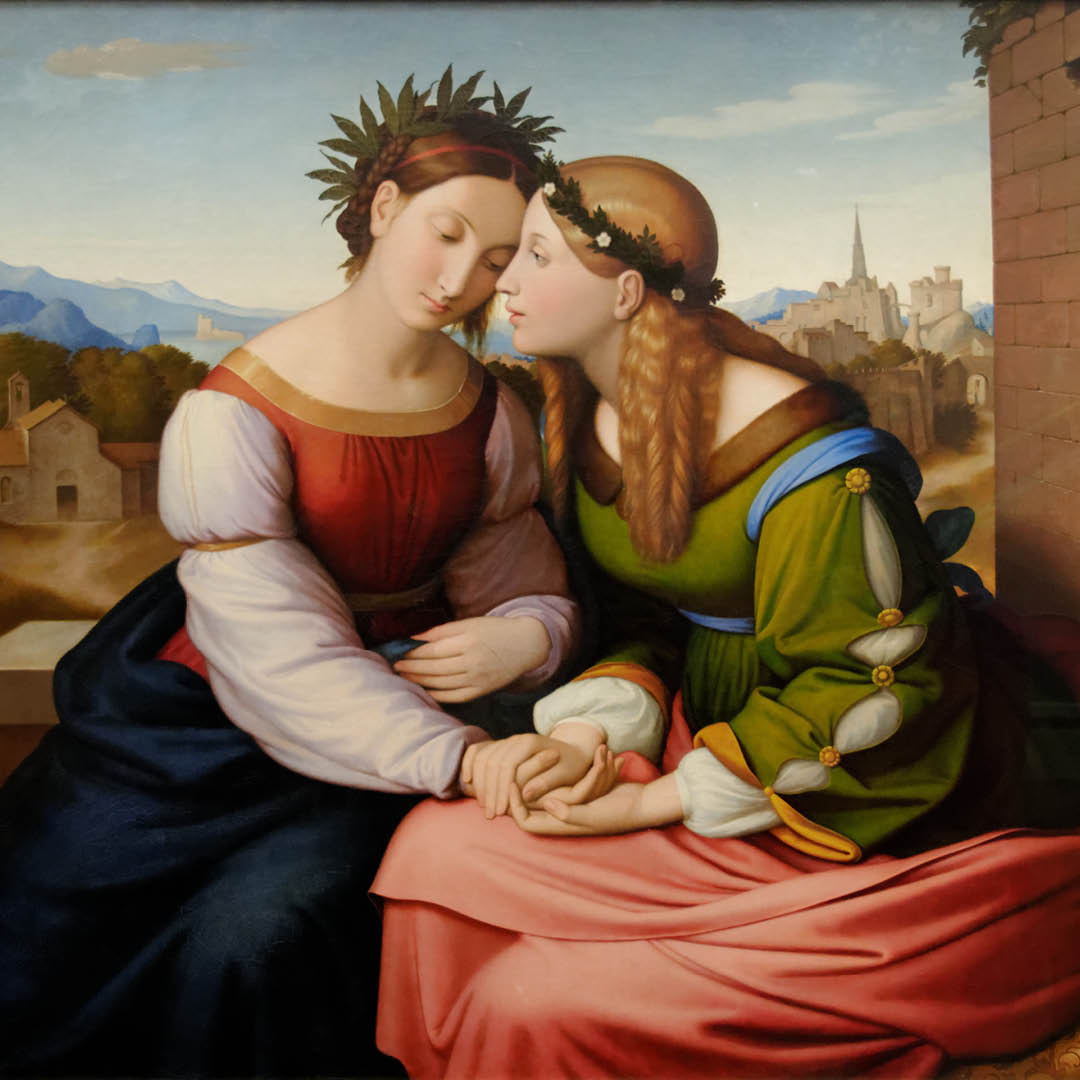 Italia und Germania, dipinto allegorico del 1828 di Friedrich Overbeck