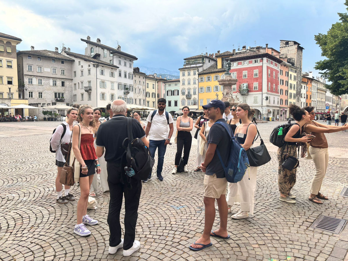 Visit to the town