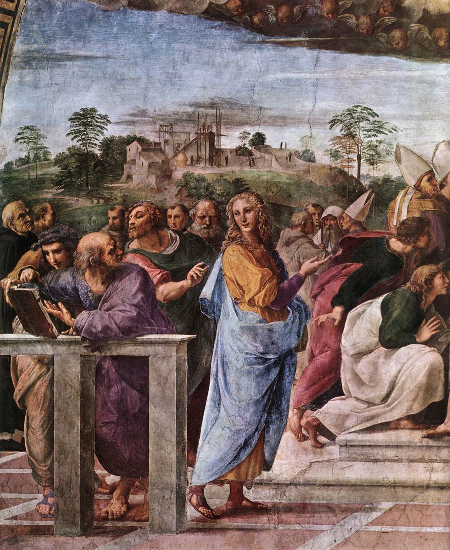 Disputa del Sacramento - dettaglio