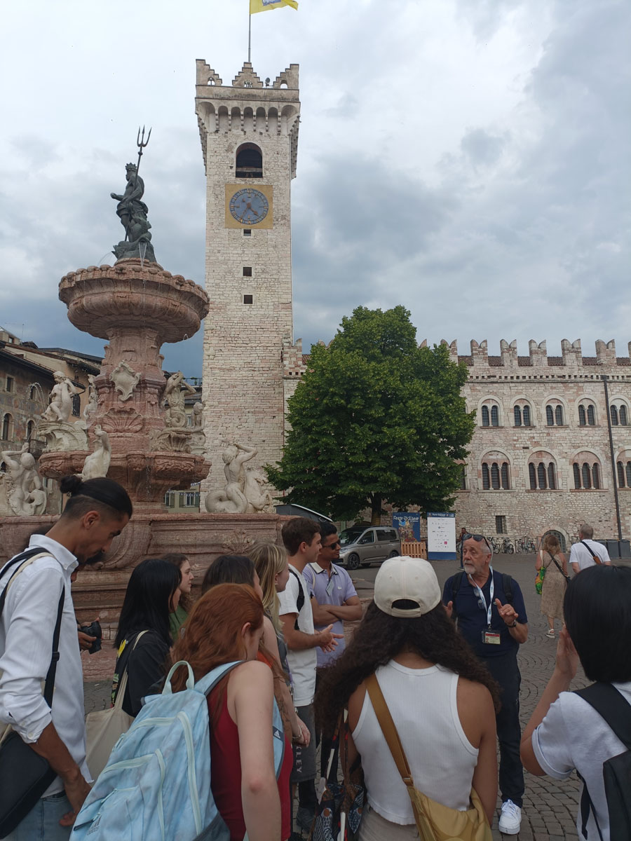 Visit to the town