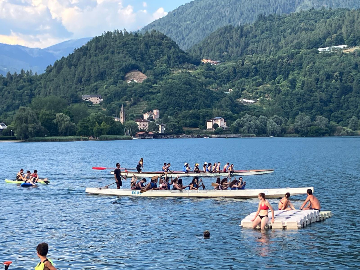 Lake activities at Caldonazzo
