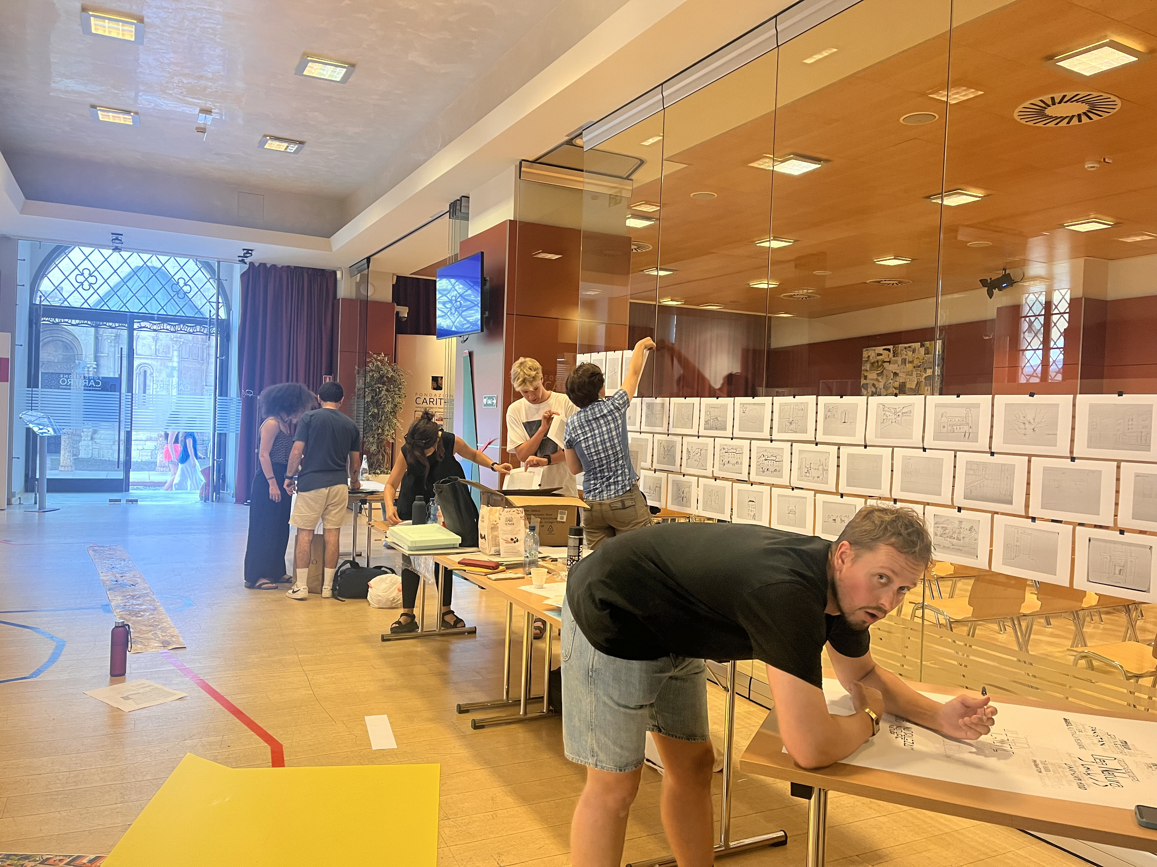Fianal exhibition set up
