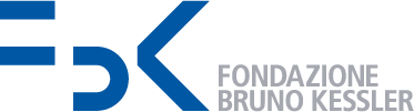 Logo colorato orizzontale della Fondazione Bruno Kessler