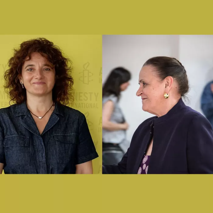 Immagini delle due relatrici, Bello e Baggio