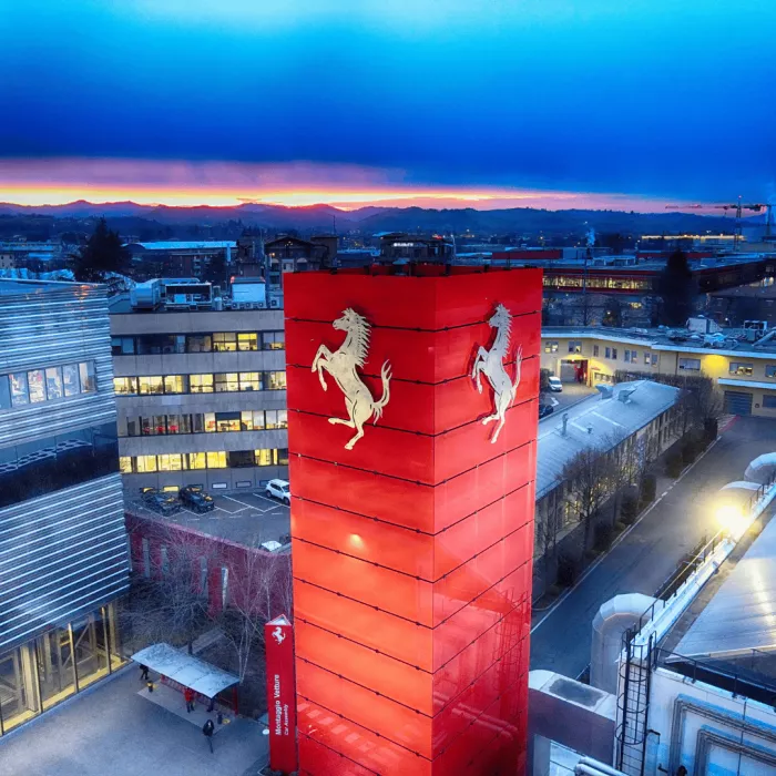 Cittadella Ferrari - la torre rossa ©Ferrari Press Office