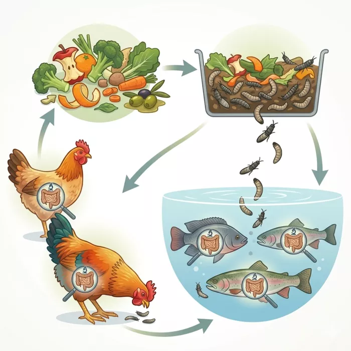 The Sustainable Black Soldier Fly Life Cycle