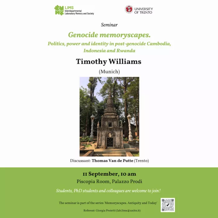 Immagine riassuntiva evento Timothy Williams