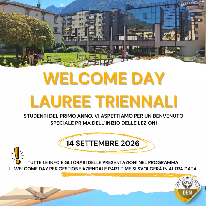 Welcome Day 2026 DEM